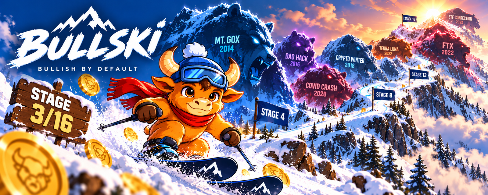 Bullski Turns Its 16-Stage Presale Into a Journey Through Crypto's Biggest Bear Markets as Stage 3 Goes Live